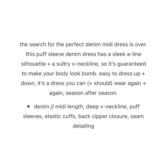 Gorgeous Blue Denim Dress - Picture 10 of 11